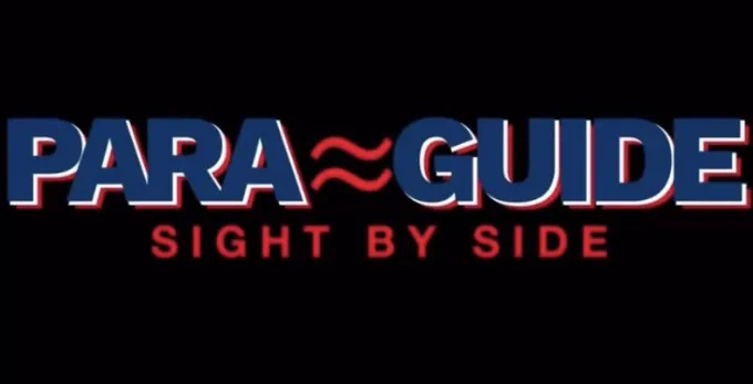 A black background with Para Guide’s logo in red white and blue