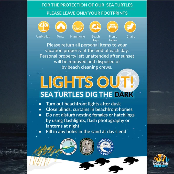 Beach Hits Radio Brings You LIGHTS OUT Safety 