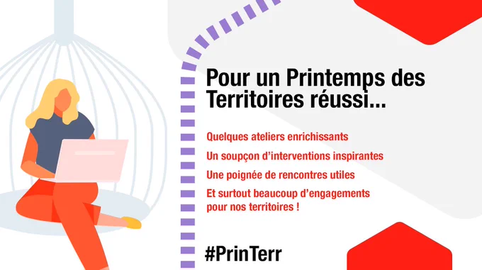 Pour un Printemps des Territoires réussi : Quelques ateliers enrichissants, un soupçon d'interventions inspirantes, une poignée de rencontres utiles, et surtout beaucoup d'engagements pour nos territoires #PrinTerr