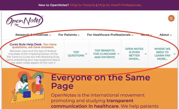 Cures Rule Help Desk. You have questions, we have answers.
Between now and the April 5 federal mandate of the implementation of the 21st Century Cures Act Info Blocking Rule, we’re answering your top questions about the open notes aspect of the rule. 
