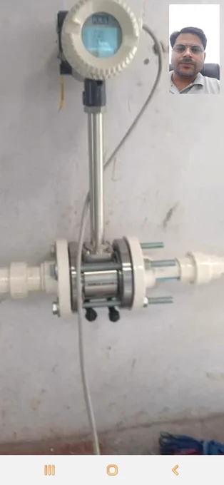 Rocksensor Vortex Flowmeter in DM Water Application