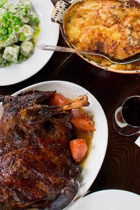 Easter menu from The Clarence Tavern, Stoke Newington.