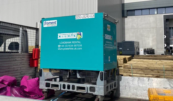 240kW Loadbank testing of standby generator 