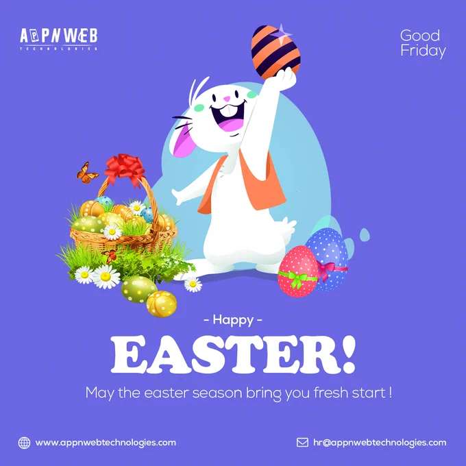 On this holy day, we remember the sacrifice of Lord #Jesus Christ and strive to abide by his teachings. APPNWEB Technologies LLP wishes you a blessed and peaceful #GoodFriday. Have a blissful day with your loved ones.

Visit us:- https://bit.ly/3rbWt26

#Lord #jesuschrist #easter2021 #forgiveness #flutter #javascript #androiddevelopment #webdevelopment #mobileappdevelopment #blessings #jaipur #weekend #easteregg #easterbunny #staysafe #stayhome #cakes