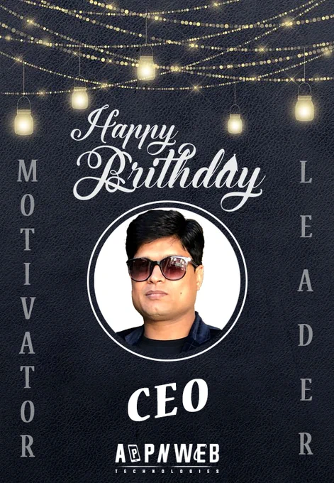 Wishing you the Happiest Birthday Boss!!.
You have always been so inspiring to us and it is our pleasure and pride to be able to work with a Boss like you.
Wishing you more success than ever in the upcoming years. Have a blissful day.

Know About us:- https://bit.ly/3rbWt26

#celebration #happybirthday #CEO #ceolife #happybirthdayceo #mobileappdevelopment #webdevelopment #webdesign #appdevelopment #flutter #socialmediamarketingservices #bosslife #rakeshsir #appnweb_developers #jaipur