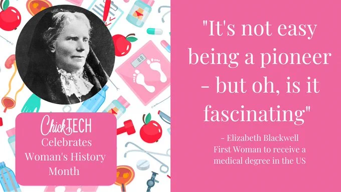 In 1849, Elizabeth Blackwell became the first woman to receive a medical degree in the US. She spent her life helping others, and today, she is a symbol of equality in medicine. @ChickTechATX best #WomansHistoryMonth tweets #WomeninSTEM #ChickTech #USA #ThePeoplesHub