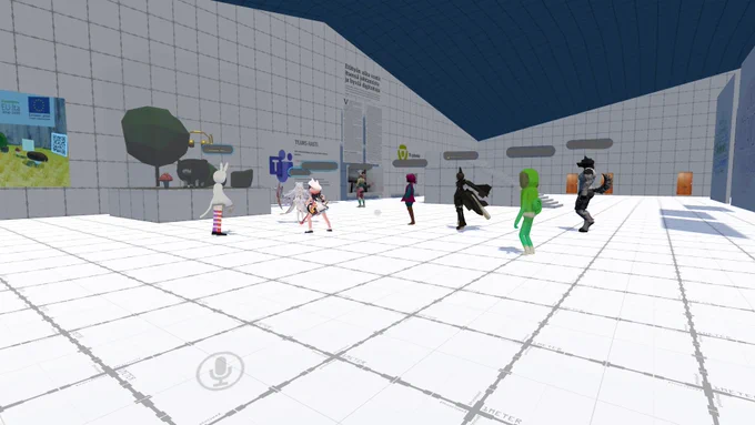 Vr-hahmot DigiPointin virtuaalimaailmassa