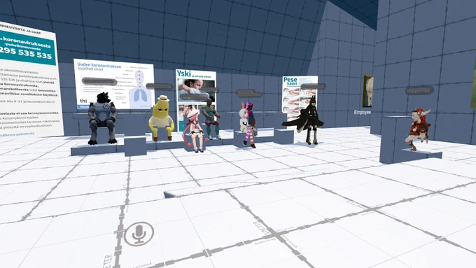 Vr-hahmot DigiPointin virtuaalimaailmassa