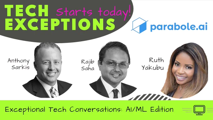Join unicorn startup @ParaboleAI on #TechExceptions on how enterprises speed up data discovery using Data Mapping, Lineage & Catalog with Digital Twins using their #AI & #ReinforcementLearning.

🔴Live stream on Microsoft @LearnTV ⏰Today @ 2pm PT https://msft.it/6017VP2VZ