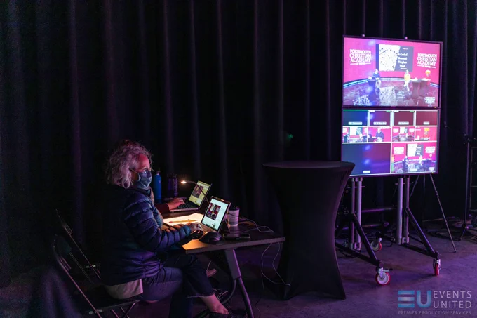 Virtual event, virtual events, virtual gala, virtual fundraiser, pca, New Hampshire, studio, virtual studio, virtual stage, events united, event production, live event