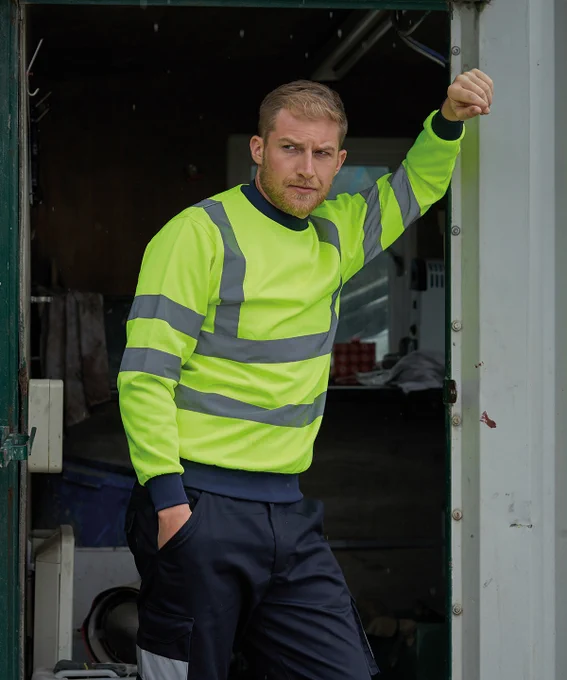 high visibility sweatshirt