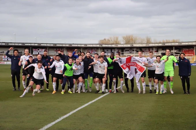 Hereford FC FA Trophy Semi Final winners!