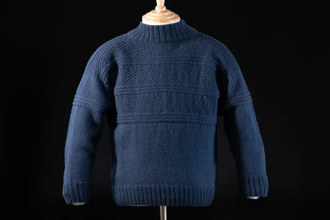 knitted sweater on mannequin