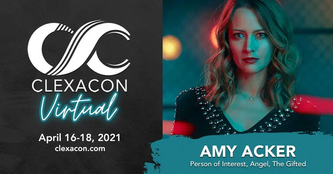 Amy Acker at Clexacon Virtual - April 16-18