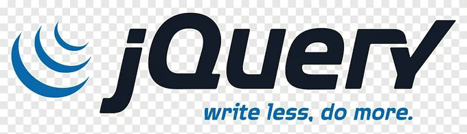 jQuery logo - "write less, do more"
