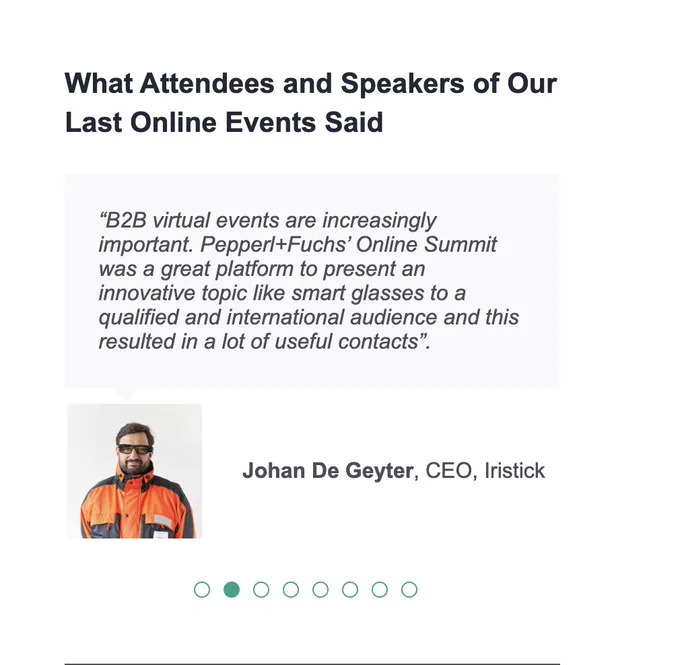 Your future automation digital event from Pepperl-Fuchs