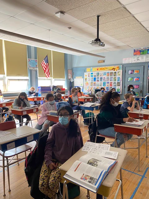 Mrs. Jenkins 5th grade social studies class.  A joy to behold! 