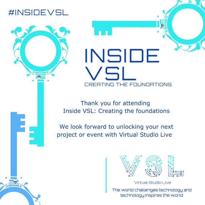 Thank you for attending Inside VSL