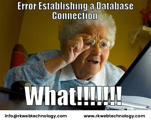 Funny Database Memes by RK WebTechnology.