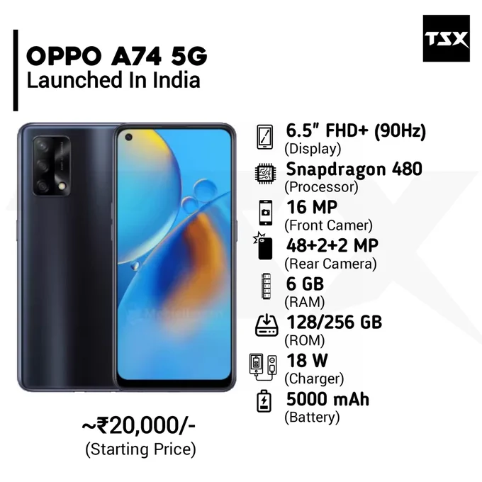 Oppo A74 Goes Official In India

Follow us for Tech Updates @TECHSmartX

#oppo #oppoa74 #oppoa745g #oppofindx3 #findx3 #oppof19pro #opporeno5 #opporeno5pro #oppoa94 #opporeno5z #oppof19proplus #galaxynote21ultra #oppof19 #oppofindx3pro #findx3pro #iphone13 #galaxys21 #oneplus9 #oneplus9pro #snapdragon888 #galaxys21ultra #reno5pro #oneplus8t #galaxys21 #redmik40 #oppophotography #oppocase #TechSmartX #TechSmartXUpdates #TechSmartXTeam