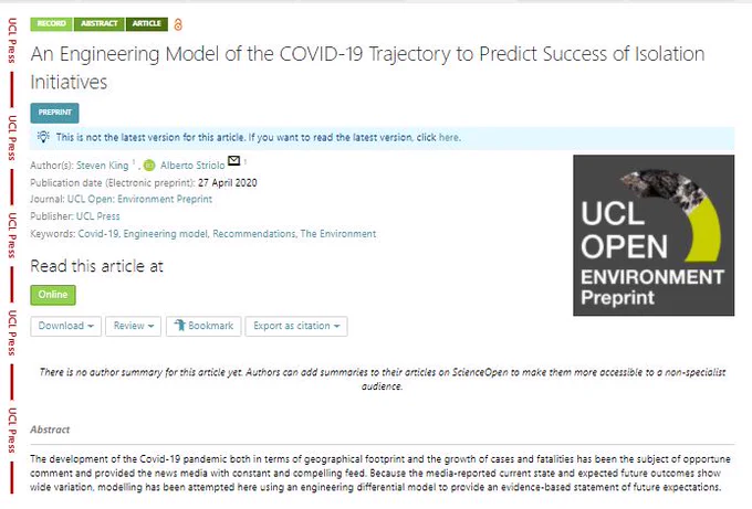 Abstract: Much media and societal attention is today focused on how to best control the spread of Covid-19. Every day brings us new data, and policymakers are implementing different strategies in different countries to manage the impact of Covid-19...