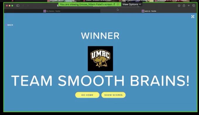 Winner UMBC Team Smooth Brains