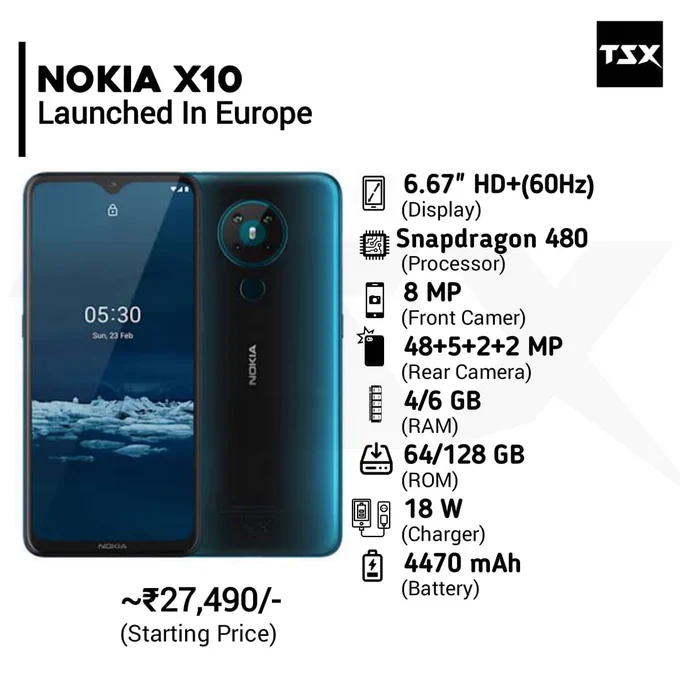 Nokia Launches Nokia C10 , C20 , G10 , G20 

Follow us for Tech Updates @TECHSmartX

#NokiaX10 #NokiaX20 #Nokia #NokiaIndia #hmdglobal #Nokiac10 #NokiaC20 #NokiaG20 #PocoX3Pro #PocoX3 #PocoF1 #RealmeX7 #RealmeNarzo30pro #RealmeX7Pro #TechSmartX #TechSmartXUpdates #TechSmartXTeam