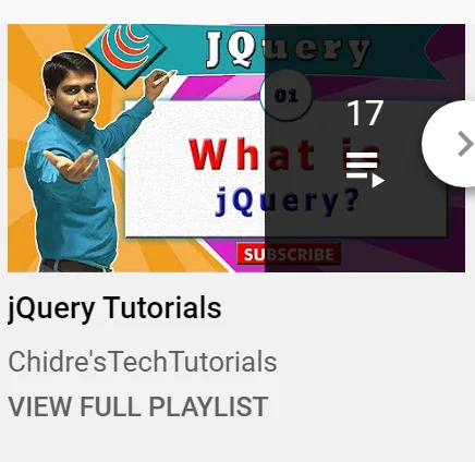 For Web Designing Students: jQuery Tutorials - jquery