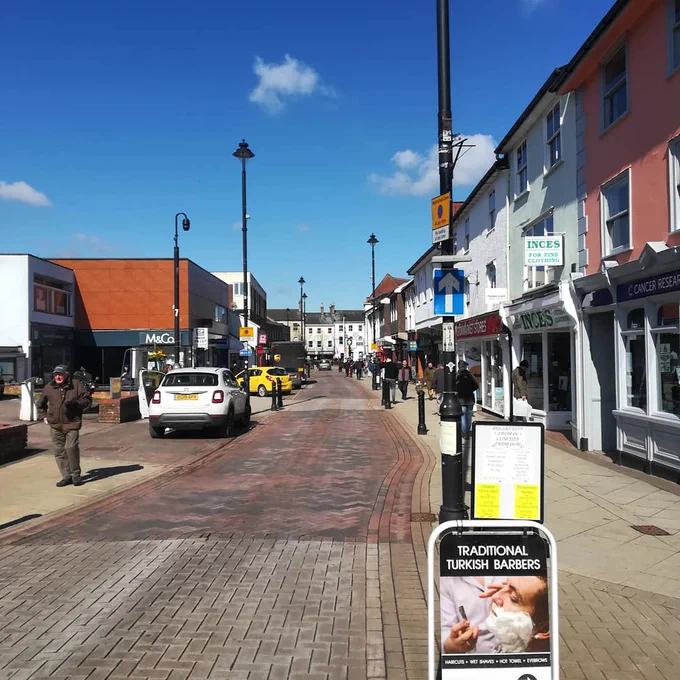 Sunny Ipswich Street
