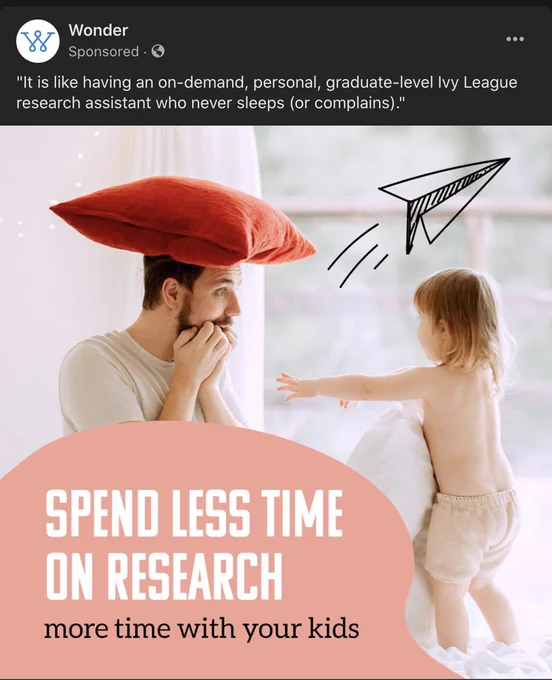 "It is like having an on-demand, personal, graduate-level Ivy League research assistant who never sleeps (or complains)."