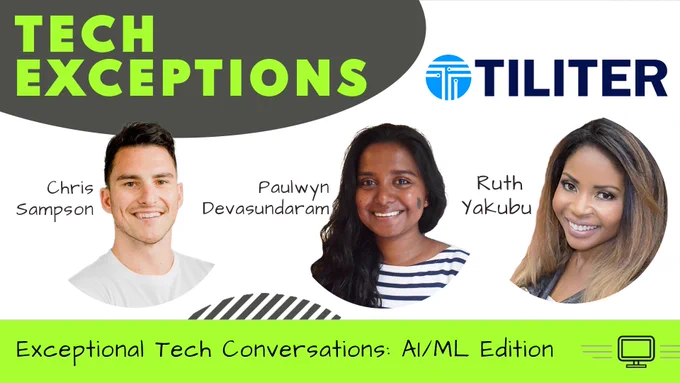 Touchless grocery checkout is the future, and @TiliterTech leads the way in using #AI tech to identify food without barcodes. 🥜🍎 Tune into #TechExceptions to learn how they use AI and #IoT in their solution. 

📅April 28th @ 2:00pm PST @LearnTV https://msft.it/6010ViPam