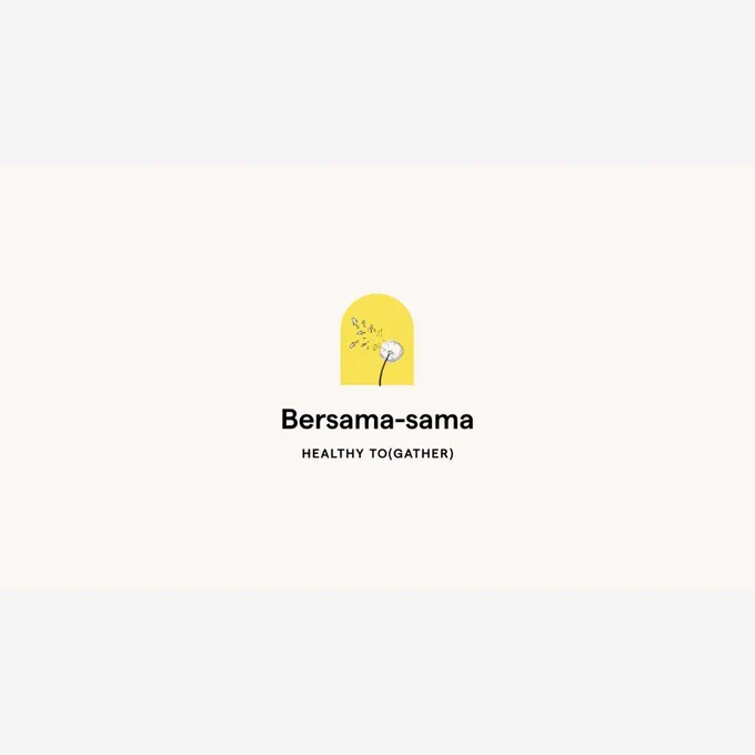 Image of people in a round table discussion with the Bersama-sama: Healthy Together logo in the middle.

