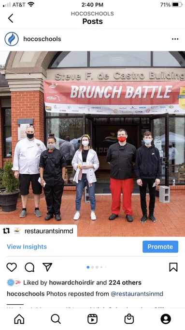 Screenshot of Instagram post