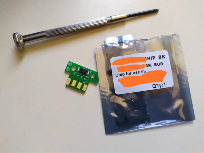 A modification kit to bypass Lexmark's printer-ink DRM.