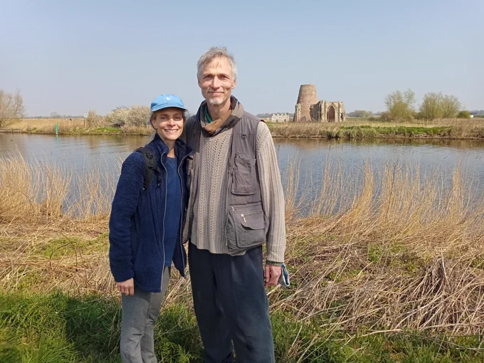 View across the River Bure to St Benet's Abbey
