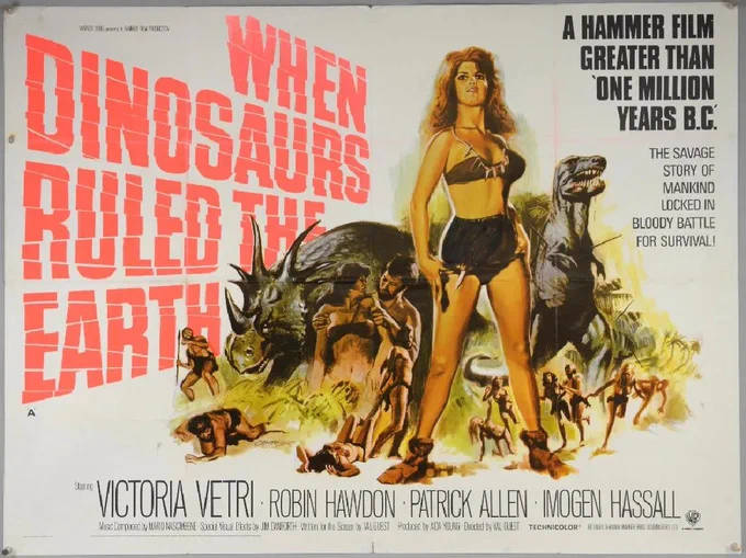 Poster for When Dinosaurs Ruled the Earth (1970)