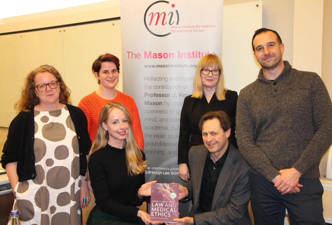 Pictured: some of the textbook contributors who could join us on the day.