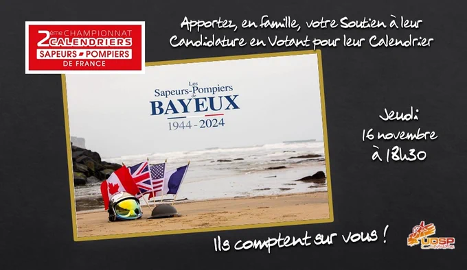Détails du concours sont à retrouver 👉🏼 https://www.pompiers.fr/championnat-calendriers/championnat-de-france-calendriers-2024