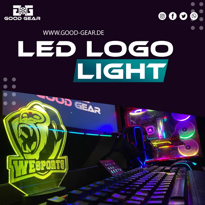 LED Logo Lights - WeSports ✨