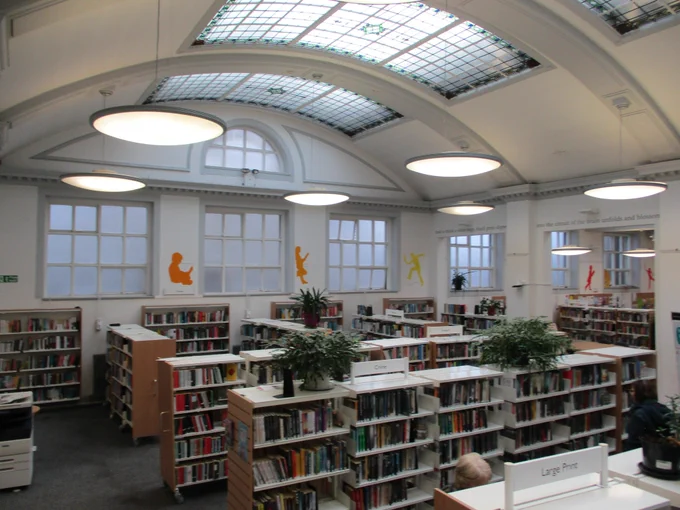 Inside Lancaster Library
