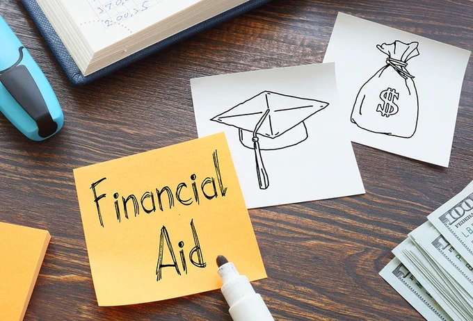 Financial aid message