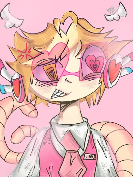 My drawing of him