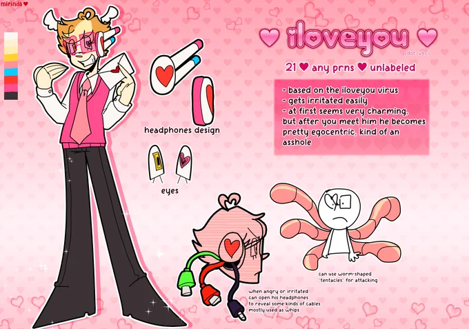 Reference sheet of their OC/ginjika what they made 