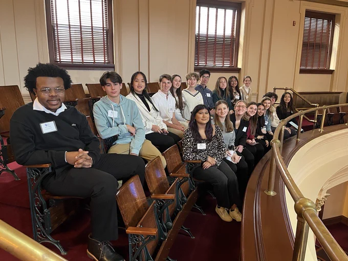 SEAL Students in the NJ Senate Chamber! 