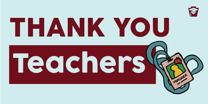 Thank you teachers