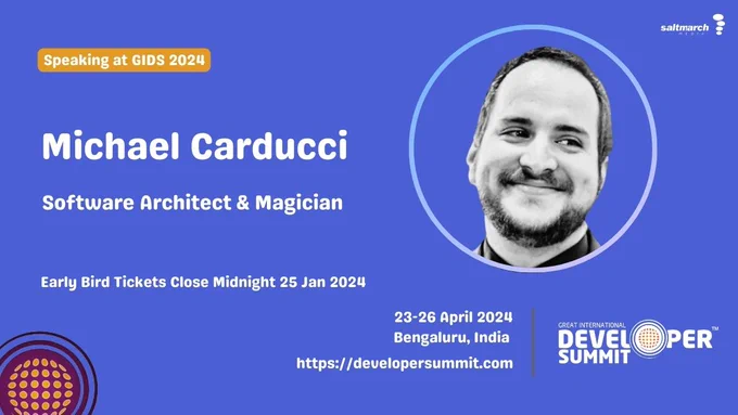 🌟 Discover the Magic of Software Architecture with Michael Carducci at GIDS 2024!