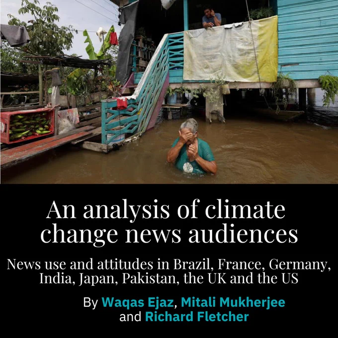 An analysis of climate change news audiences in eight countries. A new report from the Reuters Institute 