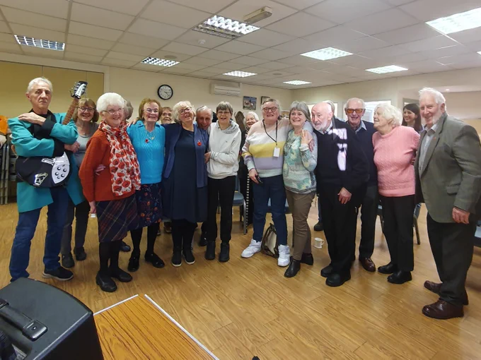 Members and volunteers of vision support
