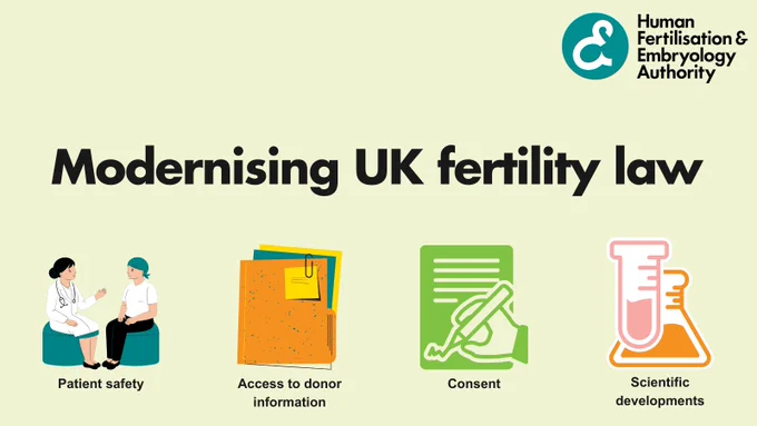 The recommendations are in the following categories: access to donor information, consent, scientific developments and patient safety and promoting good practice.