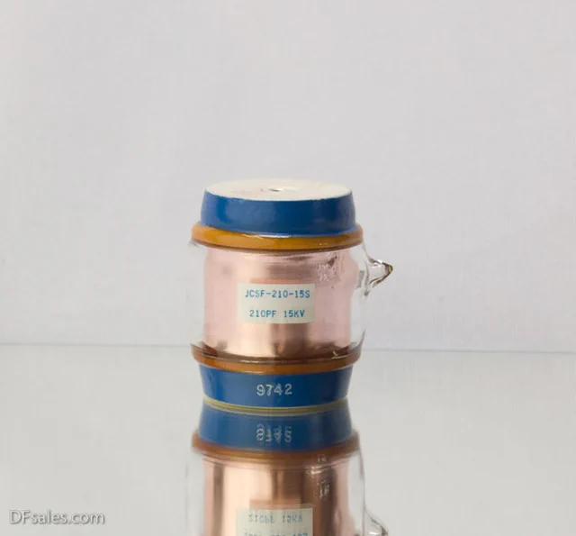 The Jennings JCSF-210-15S is a specific model of glass capacitor produced by Jennings Technology, a company known for manufacturing high-voltage variable capacitors. Glass capacitors, in general, are often used in radio frequency (RF) and high-frequency applications where precise tuning and adjustment of capacitance are required 